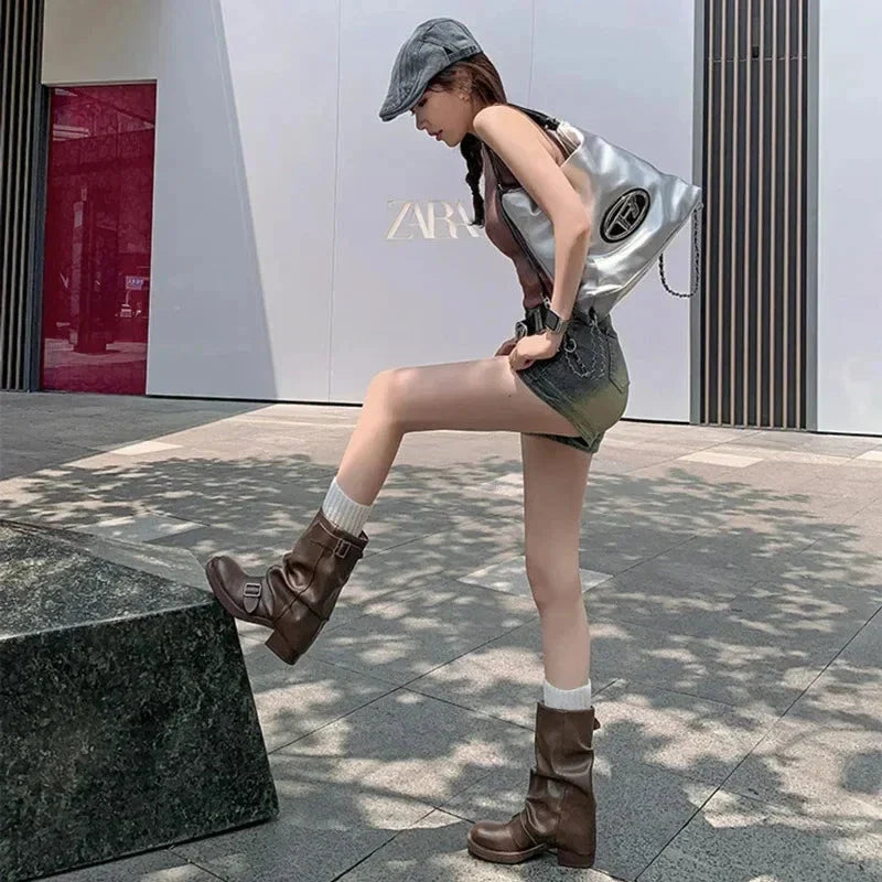 WW | Wrinkle Mid-Calf Boots
