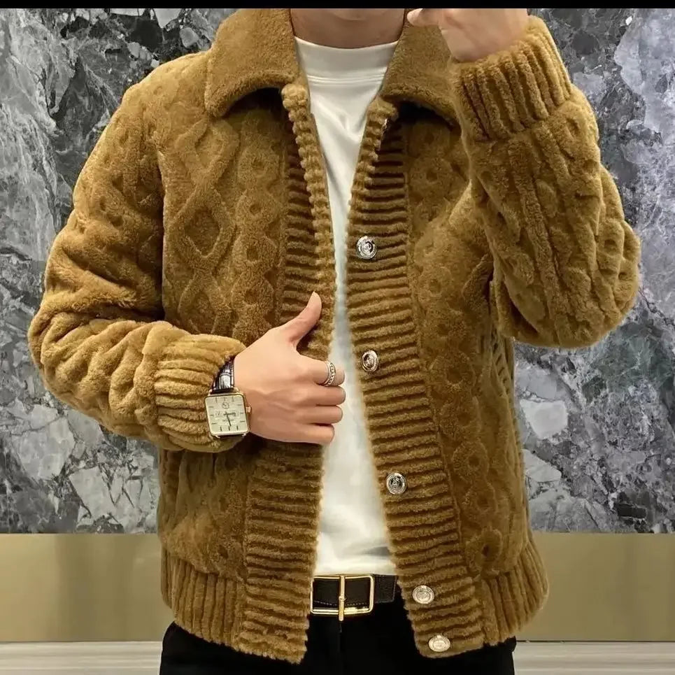 WW | Warm Winter Knitted Jacket for Men