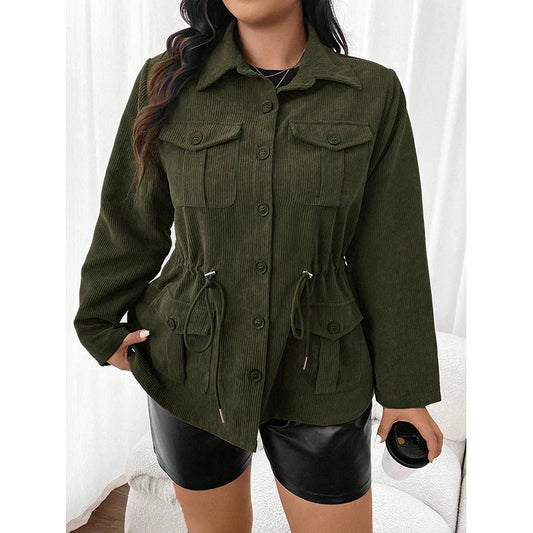 WW | Warme Cordjacke mit Taschen