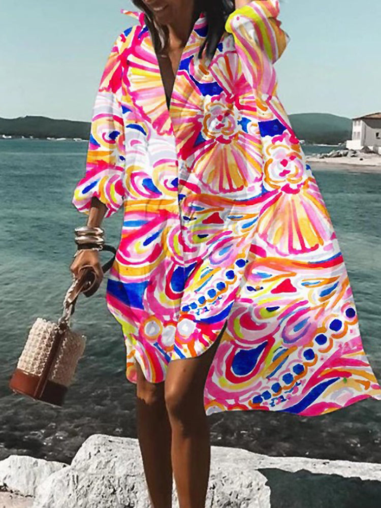Zanira™ | Kleid mit Knopfleiste