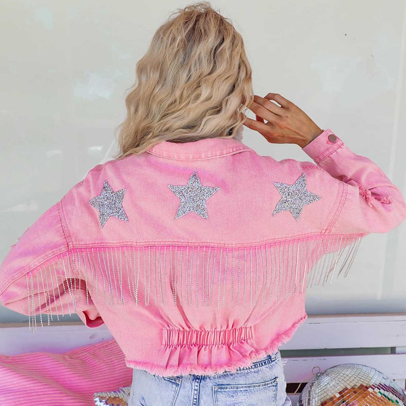 WW - Fringed Denim Jacket