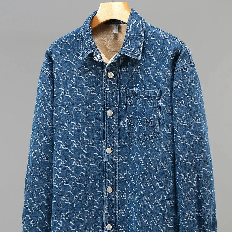 WW | Herren Freizeitjacke - Gemustertes Design