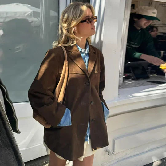 WW | Retrojacke - Braun für Damen