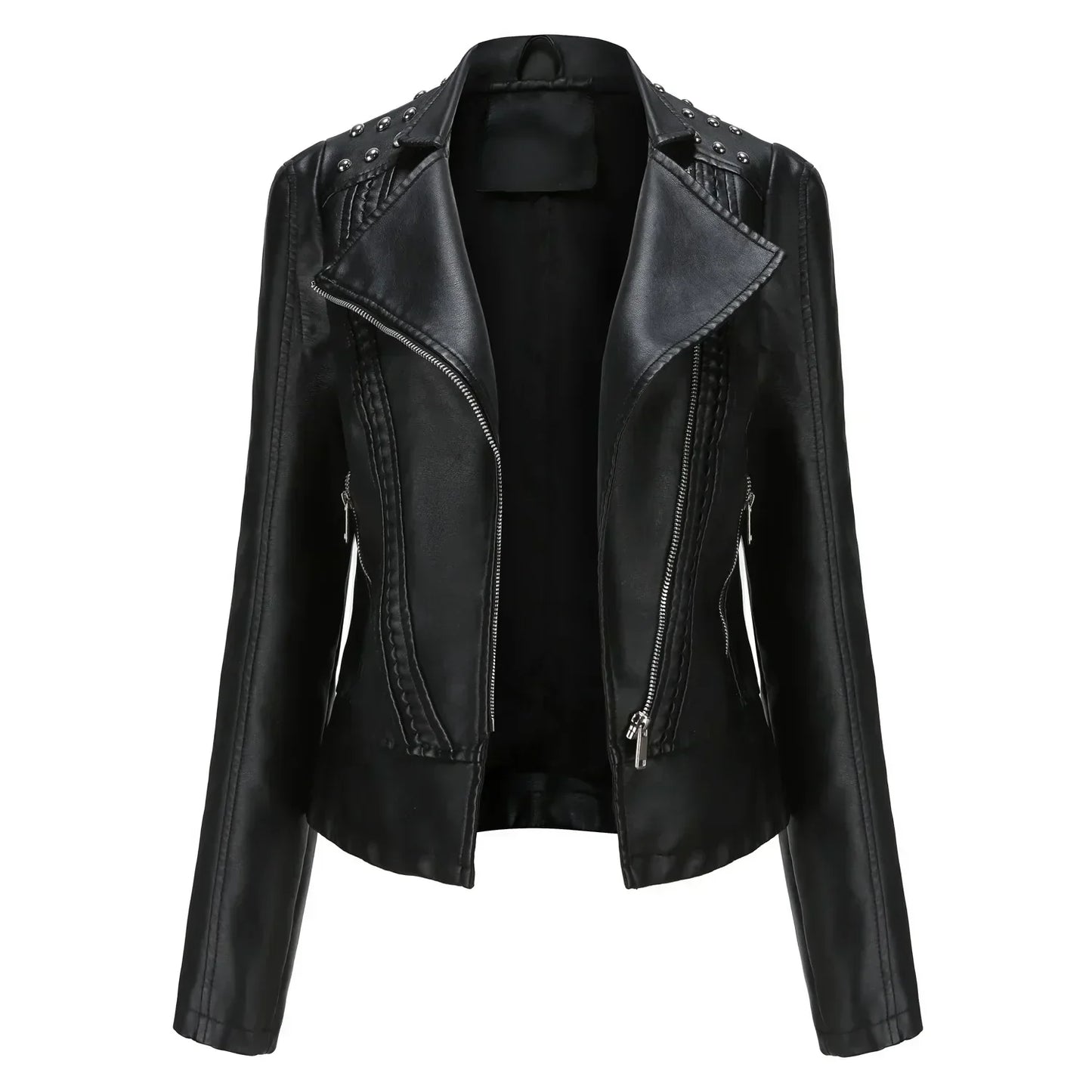 WW | Slim Leather Jacket for Women