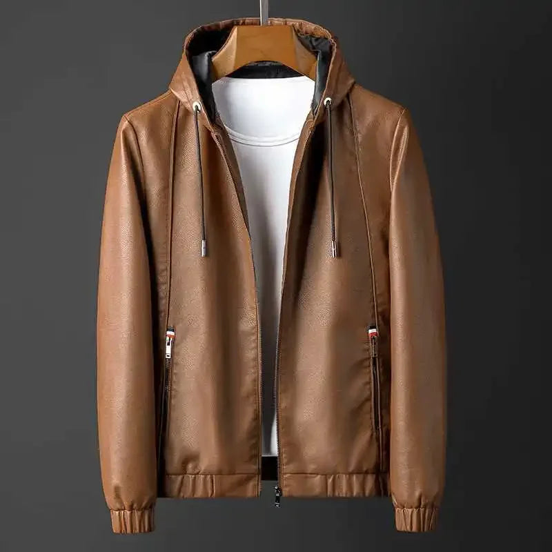 WW | Kapuzenlederjacke
