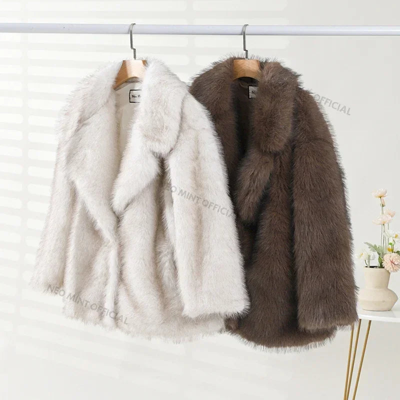 WW | Oversized Faux Fur Winter Jacket