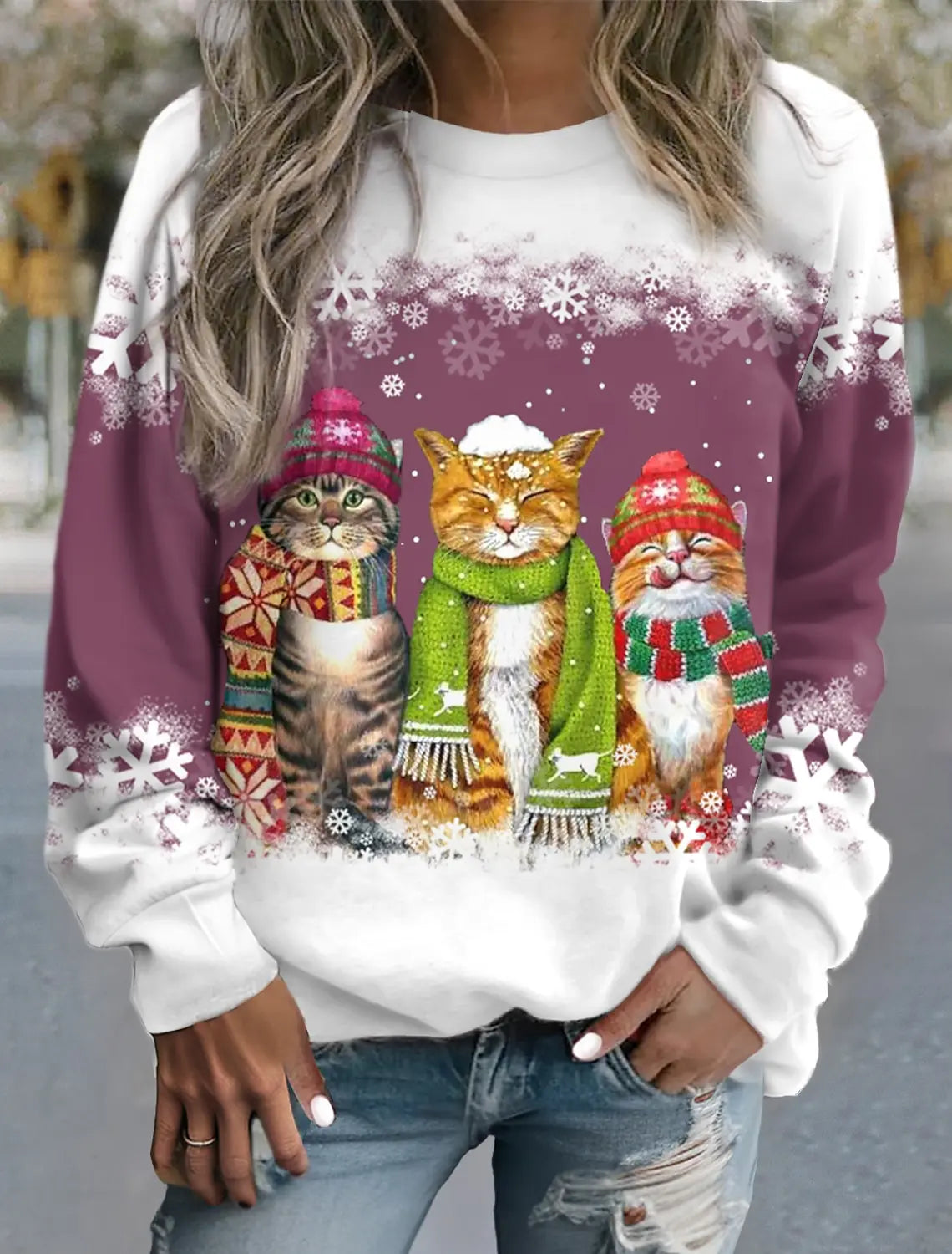 WW | Sweater with Christmas motif