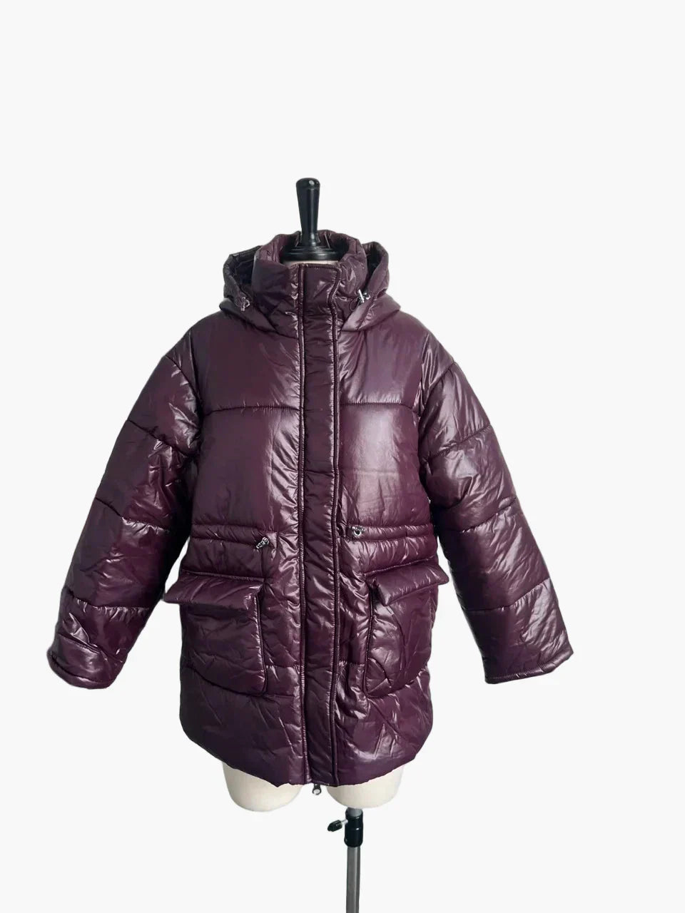 WW | Winter Steppjacke mit Kapuze - Modischer, warmer Mantel für Freizeit und Alltag
