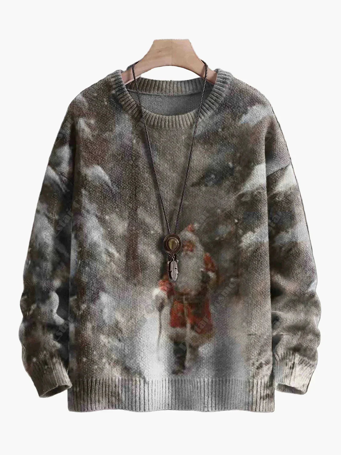 WW | Christmas sweater with festive 3D embroidery - Ideal for holidays, parties & winter