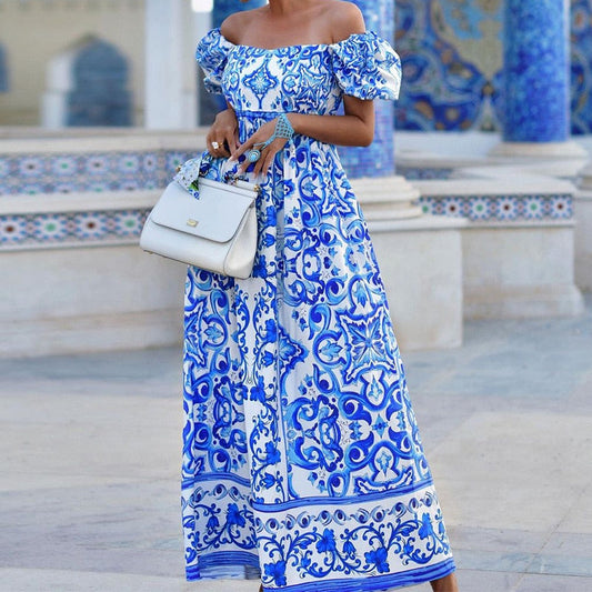 WW - Elegant Retro Maxi Dress