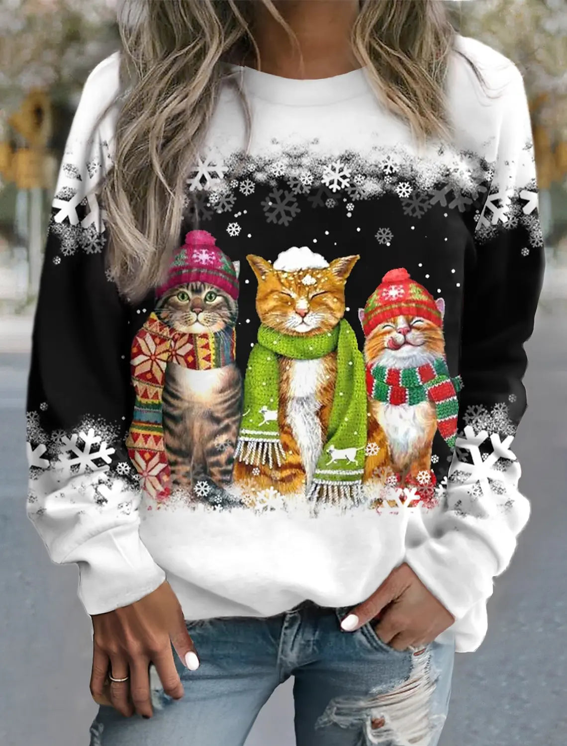WW | Sweater with Christmas motif