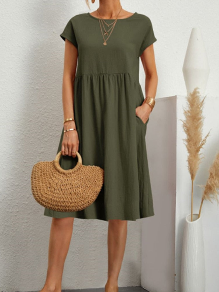 WW | Fashionable Mid-Length Dress For Women