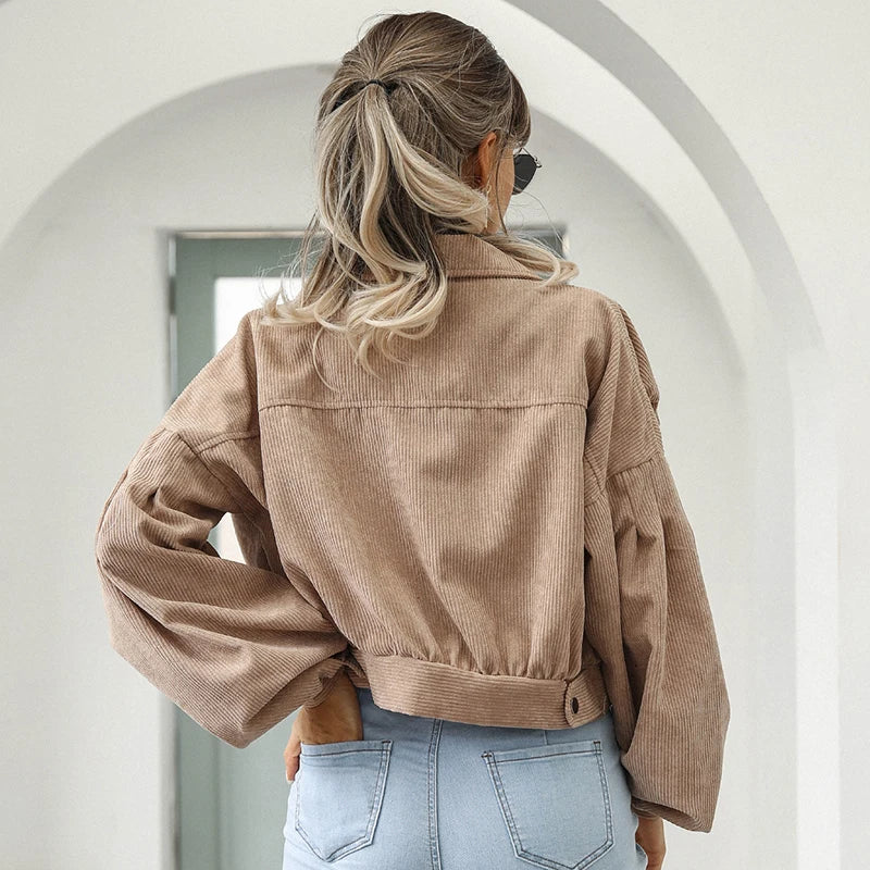 WW | Damen Kurze Baumwolljacke Stilvoll & Vielseitig