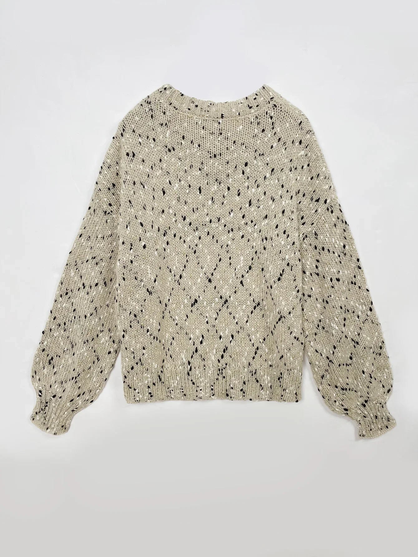 WW | Elegant Knitted Sweater with Crew Neck