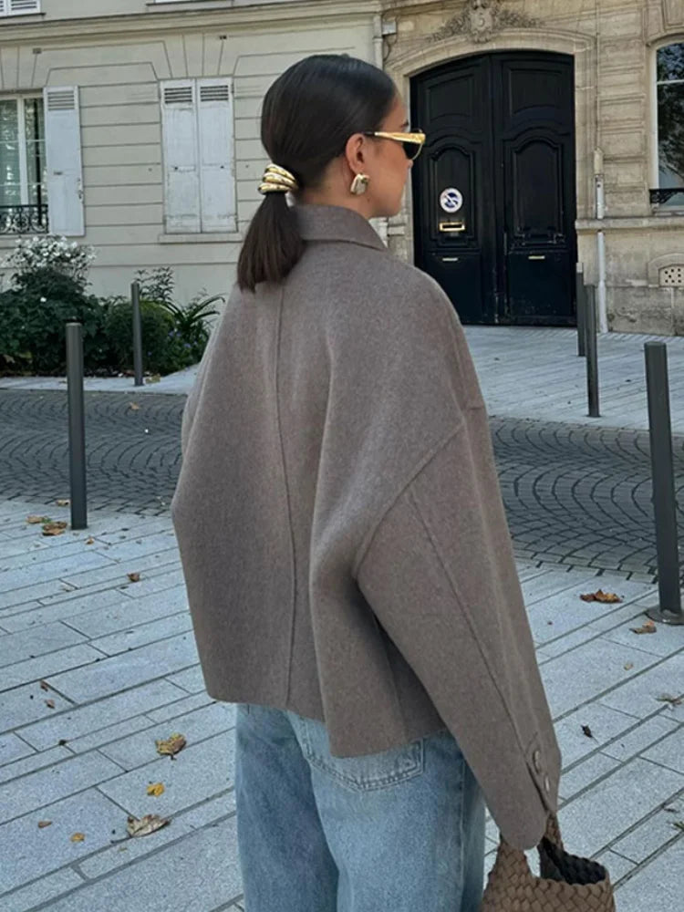 WW | Damen Winter Kurzjacke - Mit Knöpfen