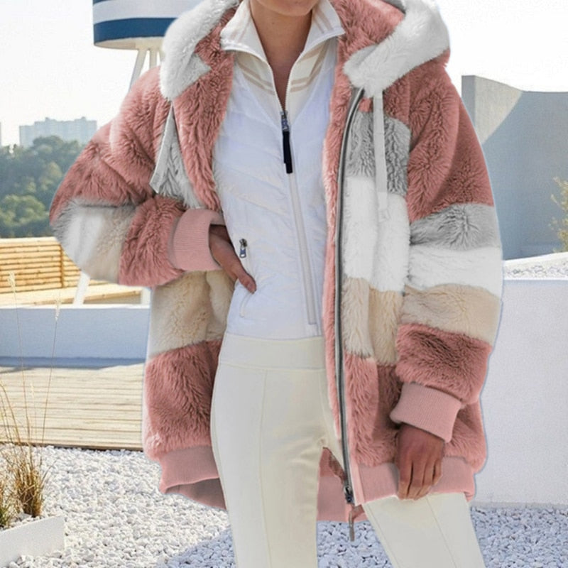 WW | Hooded Plush Jacket Wonderfully warm, soft & stylish