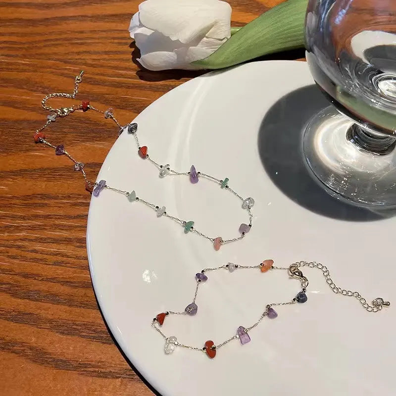 WW | Elegant Natural Gemstone Necklace