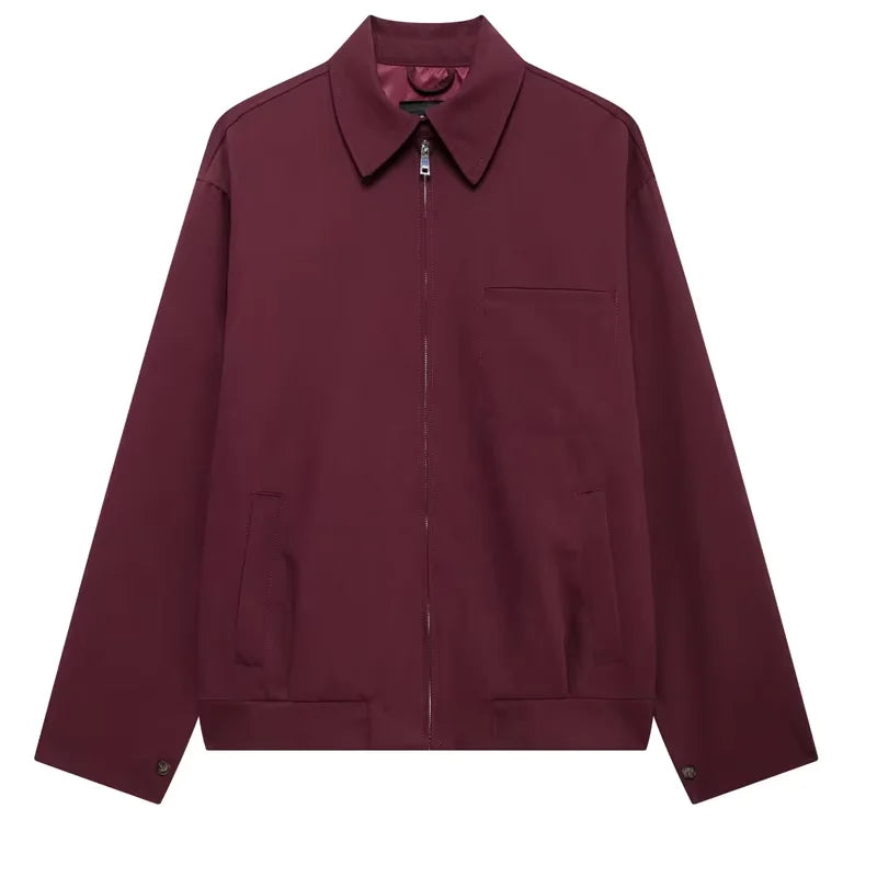 WW | Cropped Bomberjacke mit Langen Ärmeln und Modernem, Tailliertem Schnitt