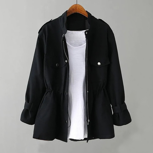 WW | plain women's jacket with drawstring
