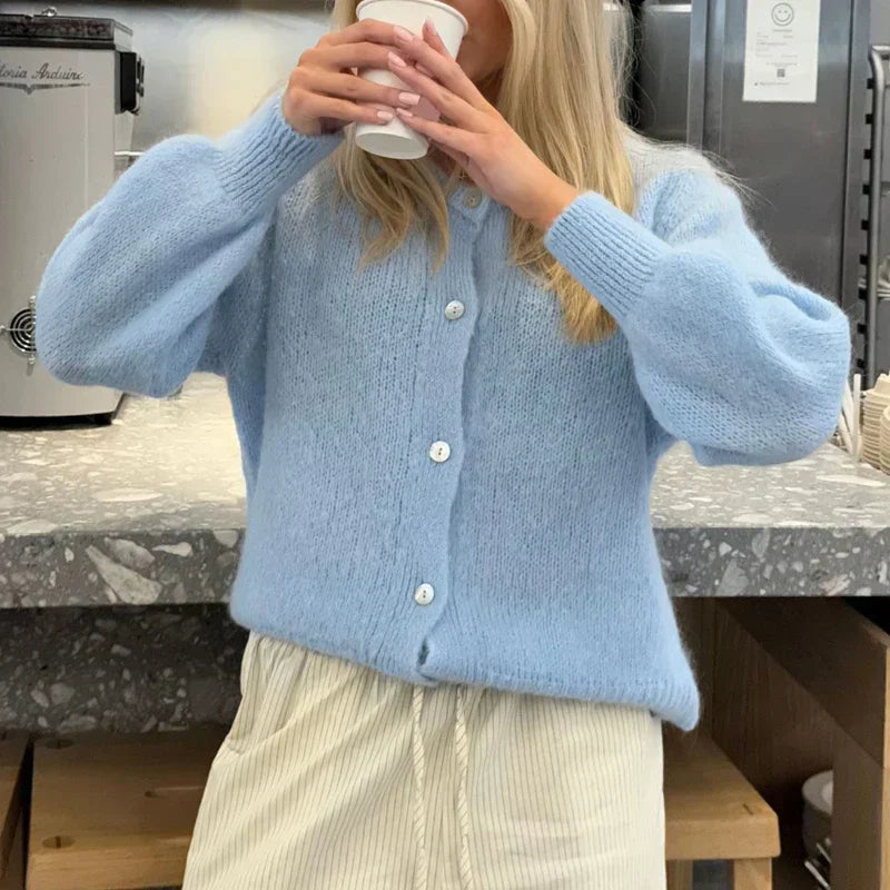 WW | buttoned warm soft cardigan