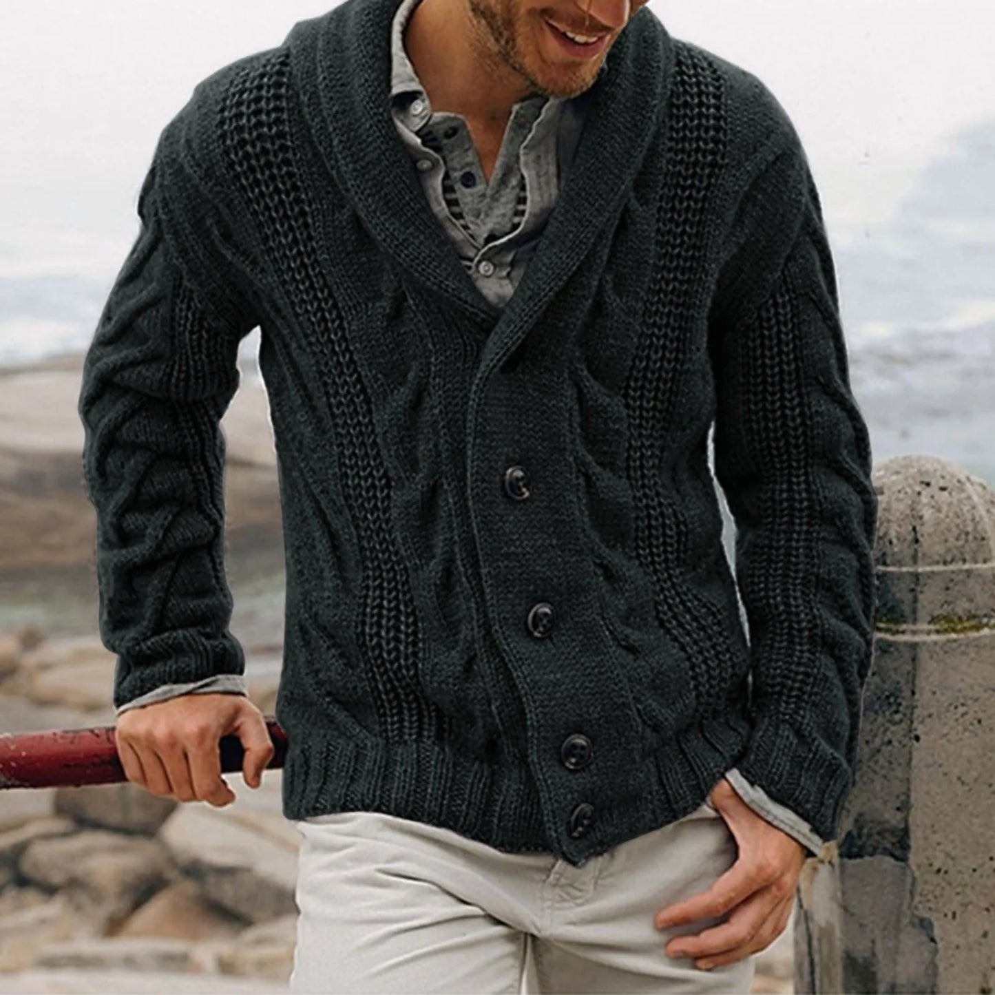WW | Casual knit sweater for men
