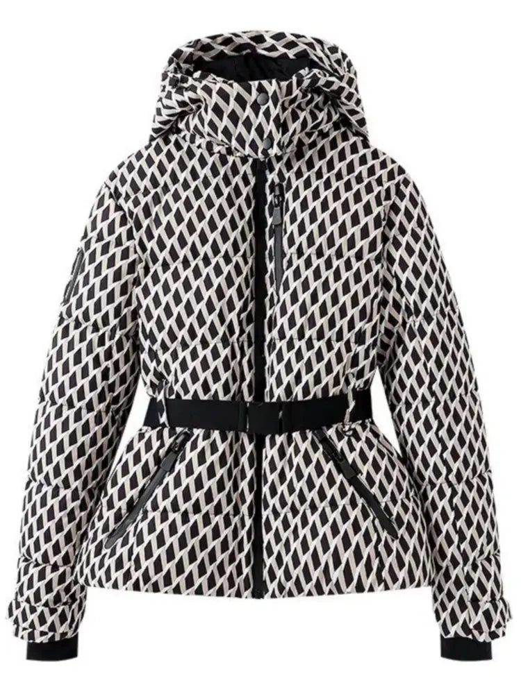 WW | Damen Winter Pufferjacke - Mit Kapuze