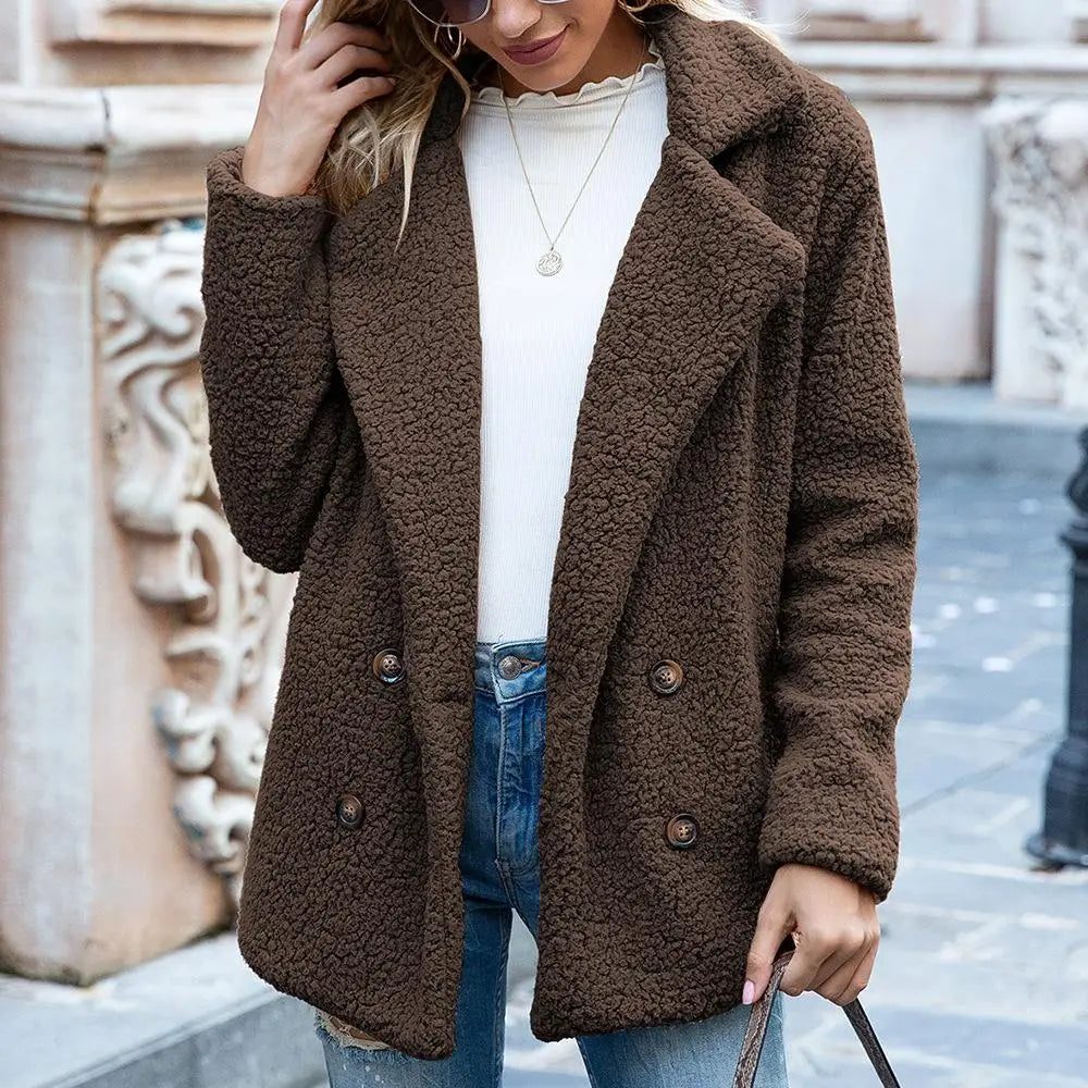WW | Teddy Jacket Brown Cuddly and Trendy