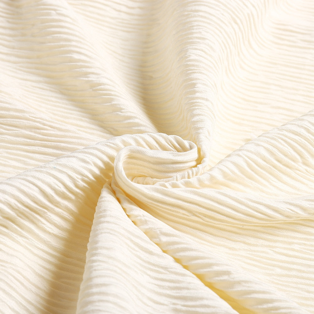 WW | Laternenärmel Langes Splitkleid