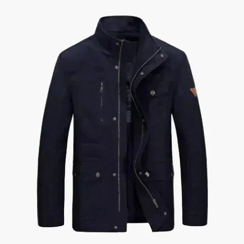 WW | Freizeitjacke mit Stehkragen und Mehrfachtaschen - Lässige Übergangsjacke für Alltag und Outdoor