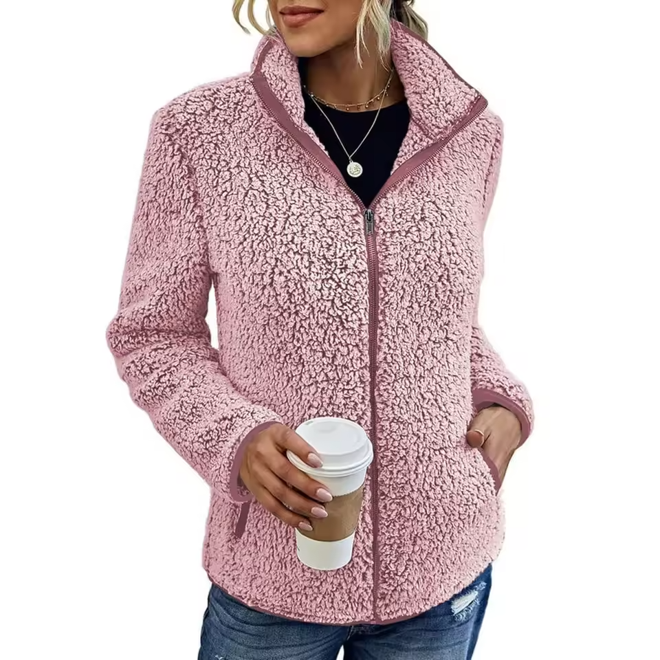 WW | Fleece Stand-Up Collar Jacket