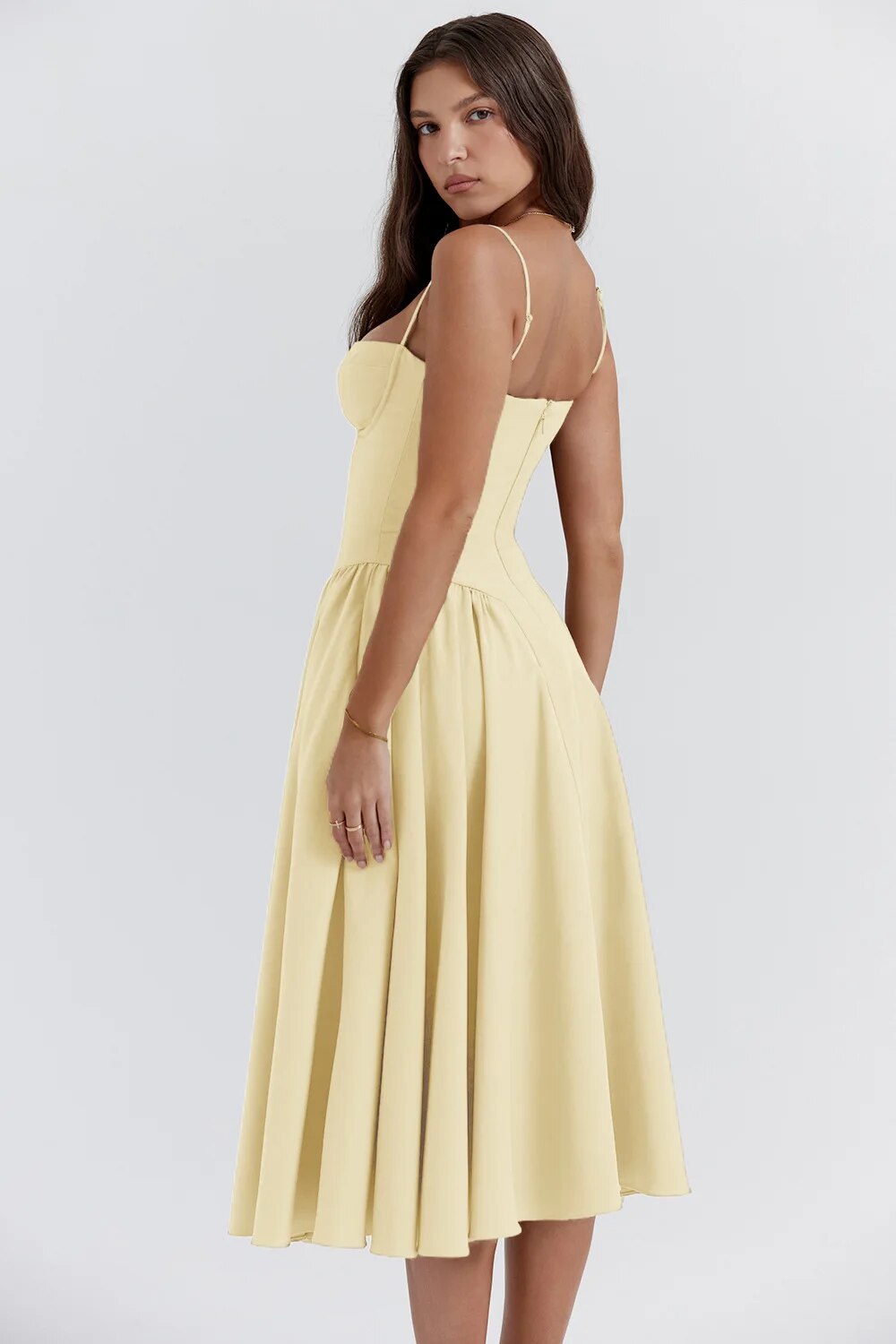 Michaela - Sleeveless Midi Dress