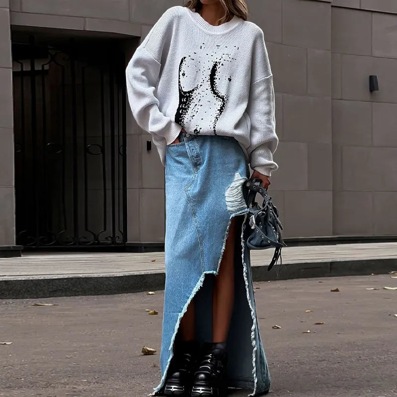 WW | Überschnitten Unverzogen Pullover