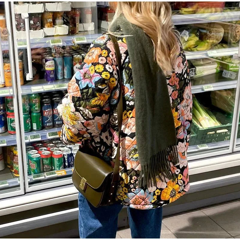 WW | Floral Quilted Coat