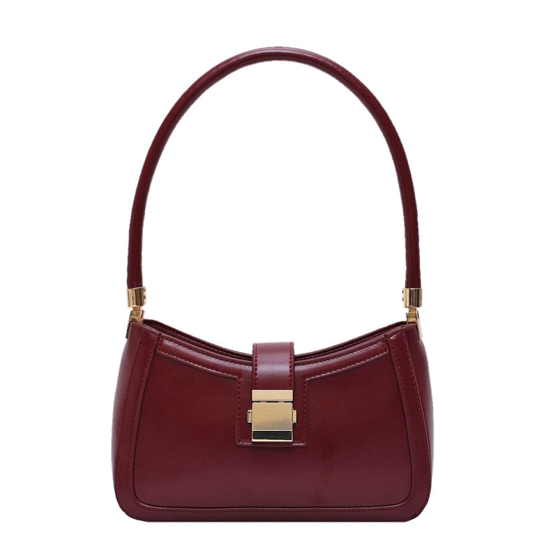 WW Stilvolle Linke Schultertasche | Damen Designer Handtasche mit Reißverschluss