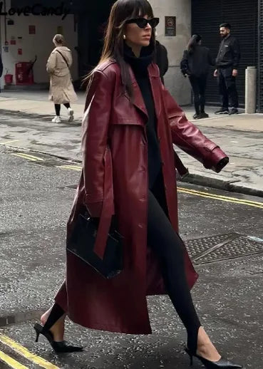 WW | Long Retro Jacket with Belt