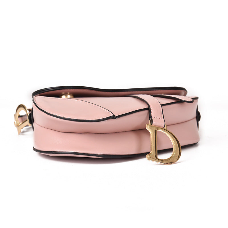 WW | elegante Damen Umhängetasche - exklusive PU - lederne Satteltasche