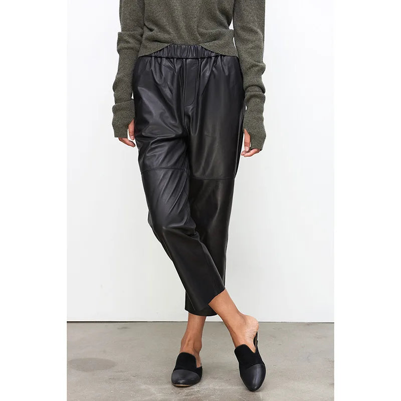 Ylvara | Harem-style leather pants