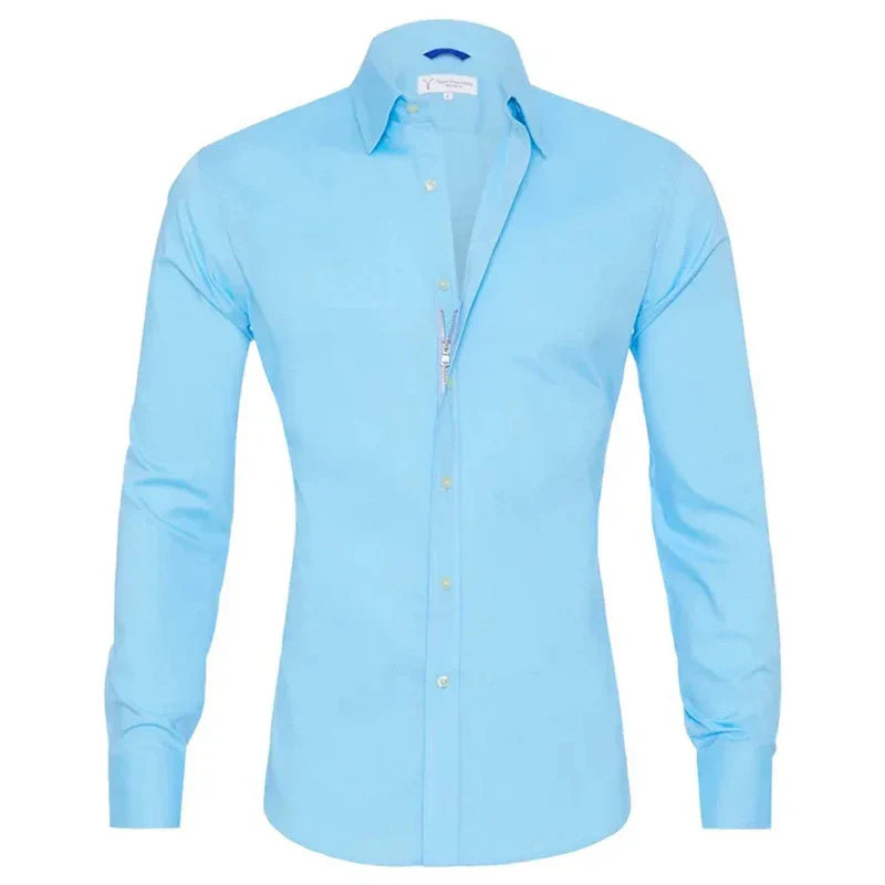 WW - Classic Men's Shirt with Zipper