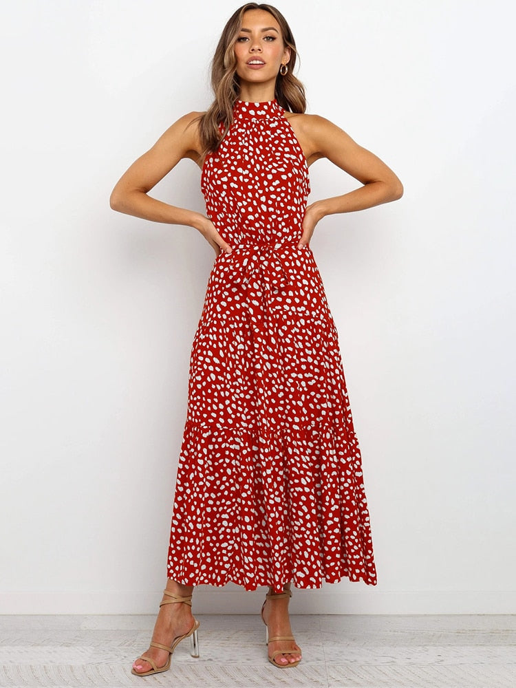 WW | Polka Dot Halter Dress