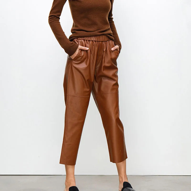 Ylvara | Harem-style leather pants