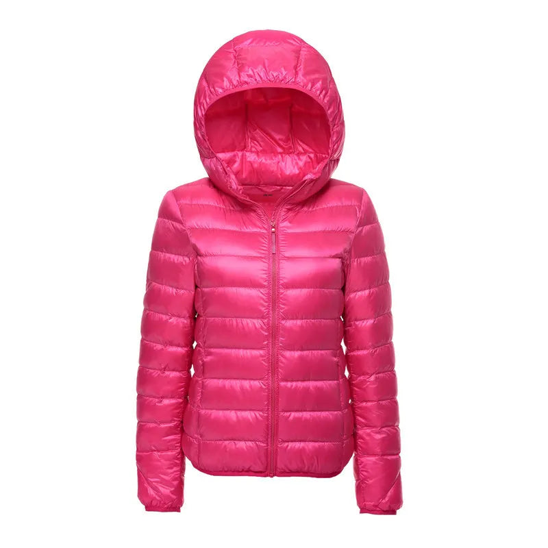 WW | Steppjacke mit Kapuze - Leichte Übergangsjacke für Alltag und Outdoor