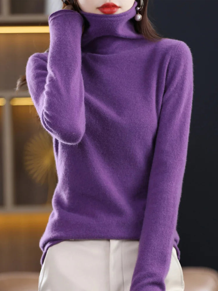 WW | Pullover aus Woll mit Rollkragen
