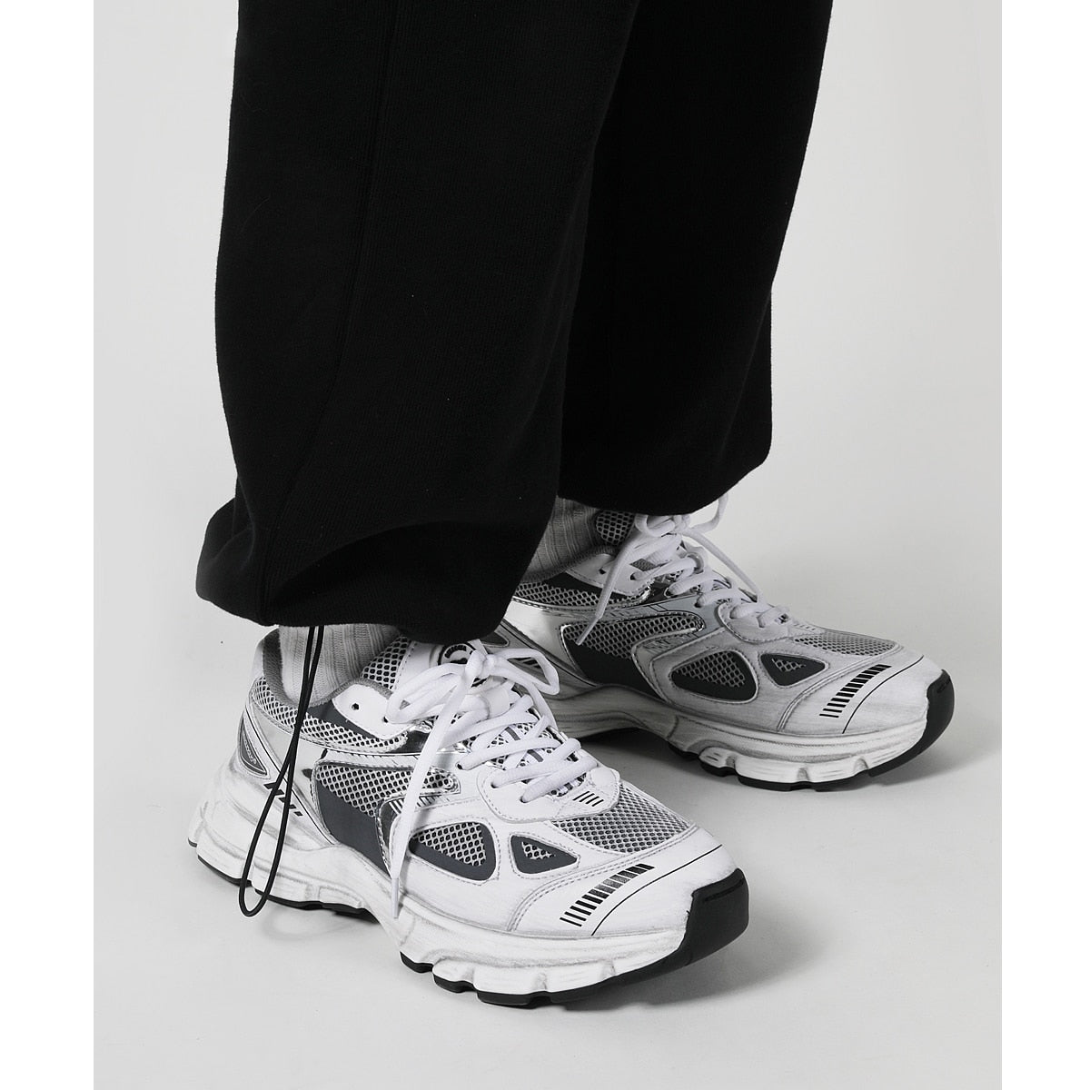 WW | Mehrfarbige Mesh Sneaker Mit Dicker Sohle Für Damen