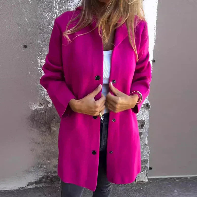 WW | Grey Hooded Jacket with Pockets for a Casual Style