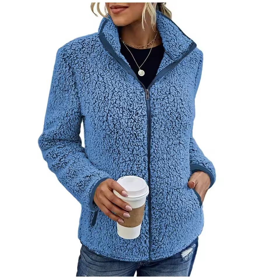 WW | Fleece Stand-Up Collar Jacket