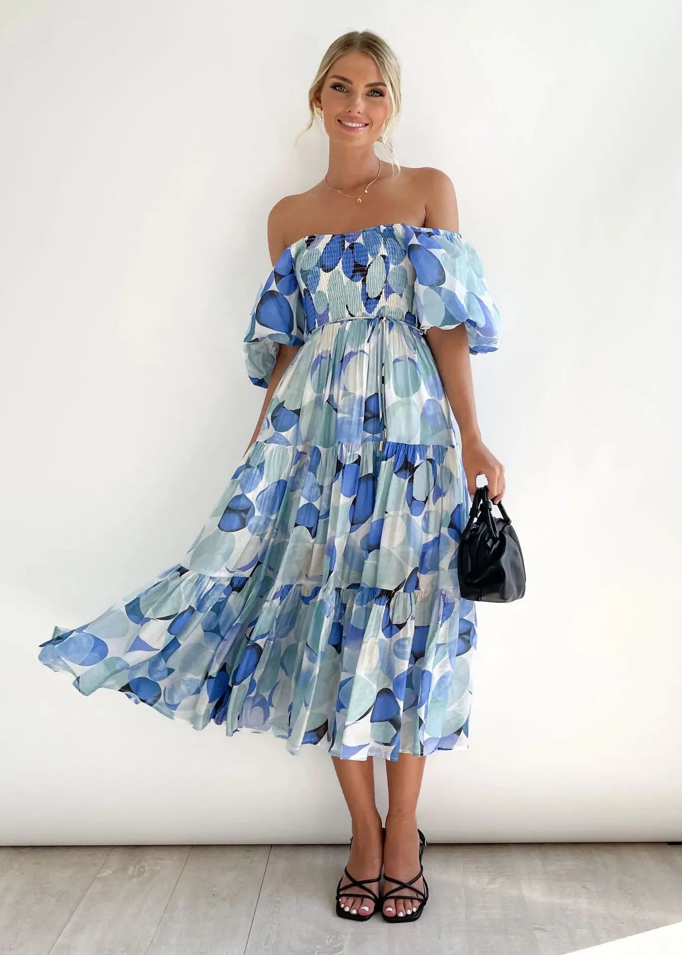 Celeste Off-Shoulder Maxi Dress