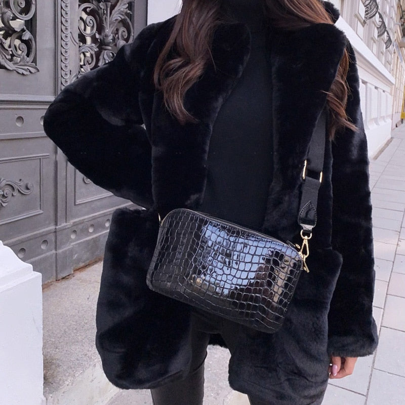 WW | Elegante Kunstpelzjacke für einen warmen Winter