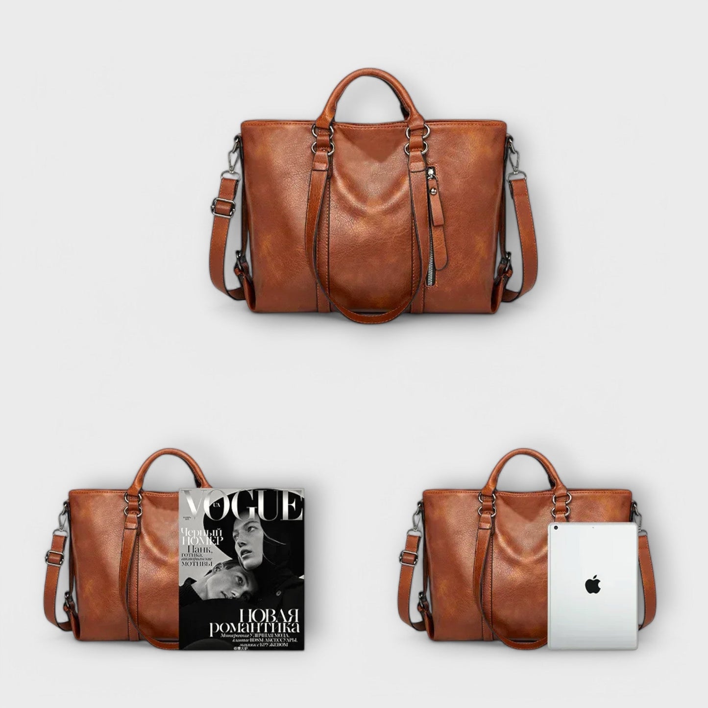 WW | Large Leather Handbag