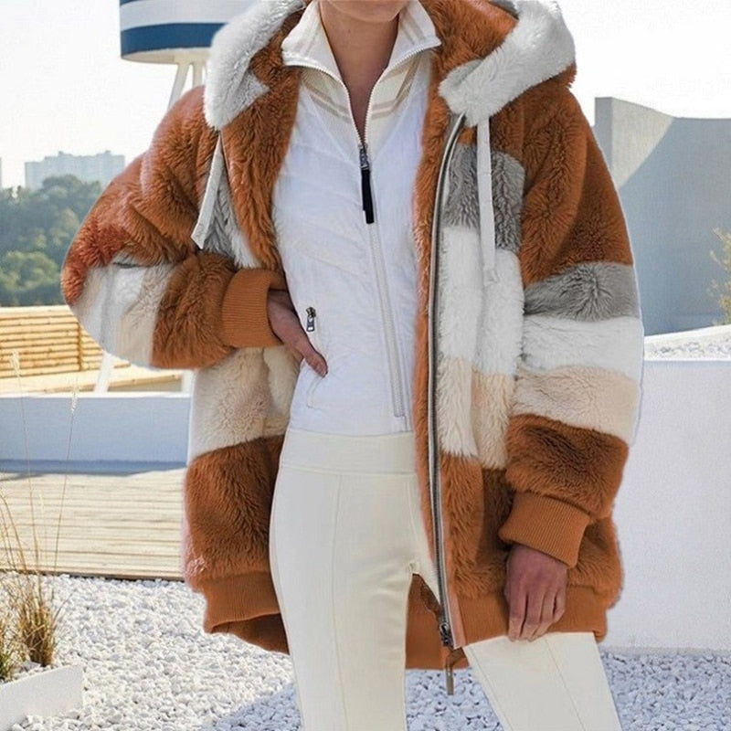 WW | Hooded Plush Jacket Wonderfully warm, soft & stylish