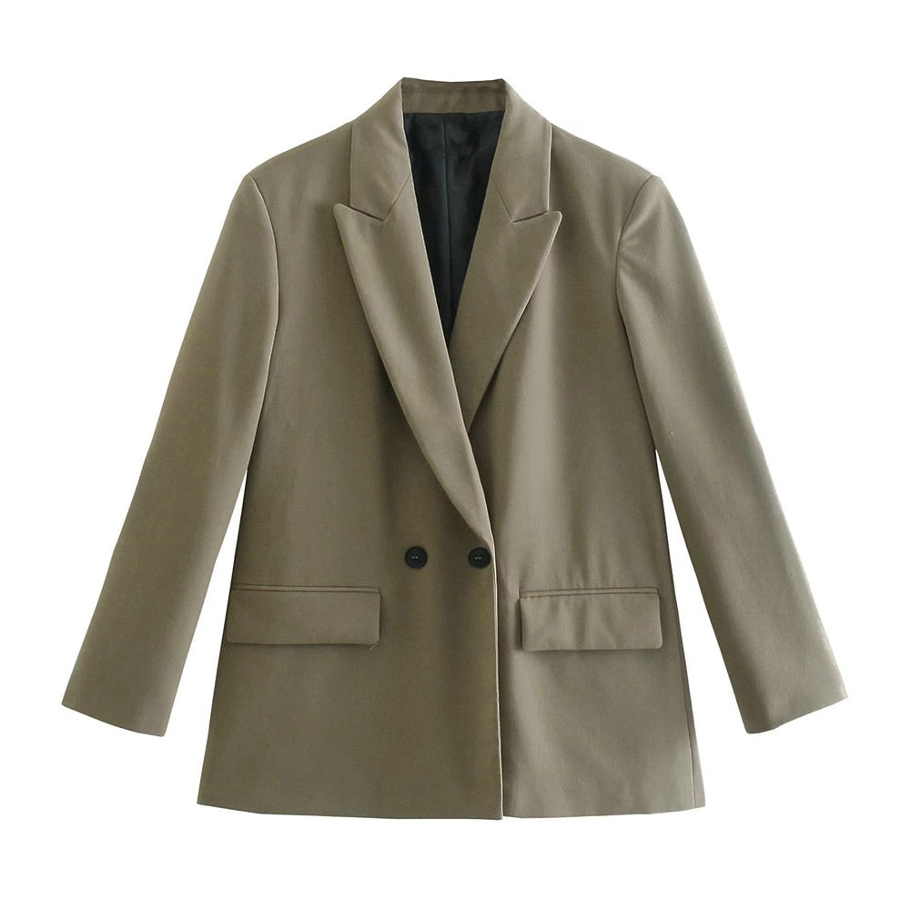 WW | Elegant Double-Breasted Blazer for Women
